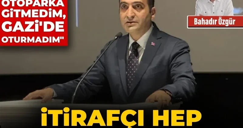 İtirafçı hep karavana atmış!