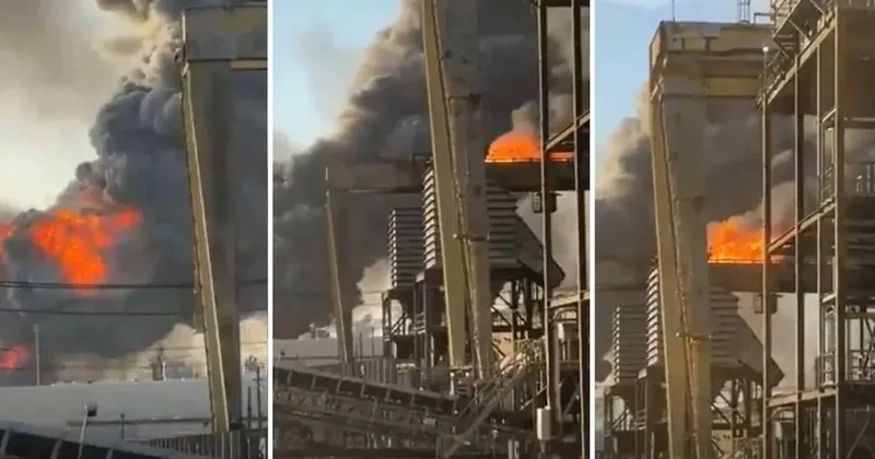 ABD de petrol rafinerisinde patlama: Yetkililer evlerinizde kalın uyarısı yaptı Sözcü Gazetesi