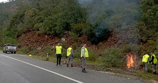 Marmaris te yangın sezonu öncesi temizlik çalışmaları sürüyor Muğla Haberleri