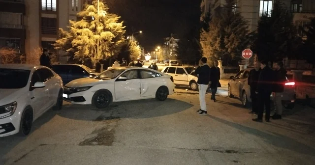 Elazığ daki zincirleme kazada 4 araç hasar gördü Elazığ Haberleri