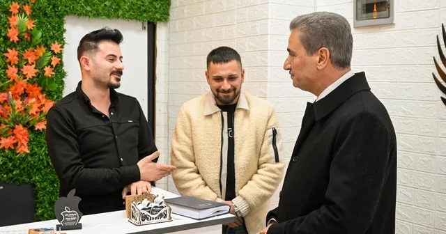 Erzurum Valisi Baruş, esnafı ziyaret etti Erzurum Haberleri