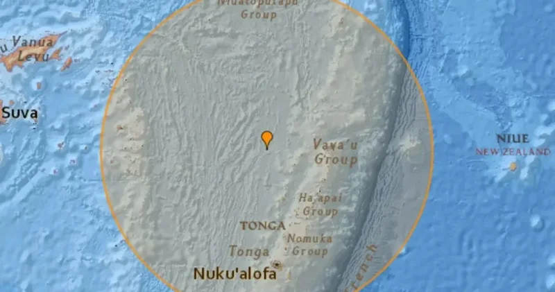 Tsunami alarmı verildi, halk yüksek yerlere tahliye edildi! Tonga da 7.6 büyüklüğünde deprem
