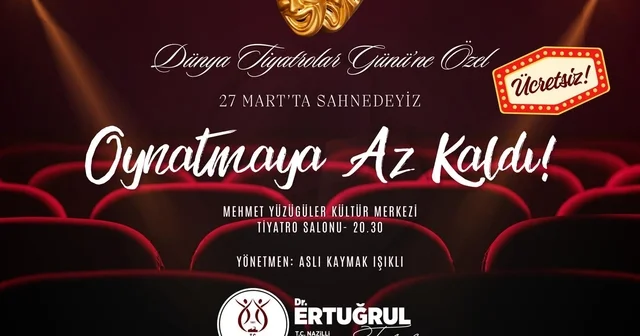 Nazilli Belediyesi nden Dünya Tiyatrolar Günü ne özel gösterim Aydın Haberleri