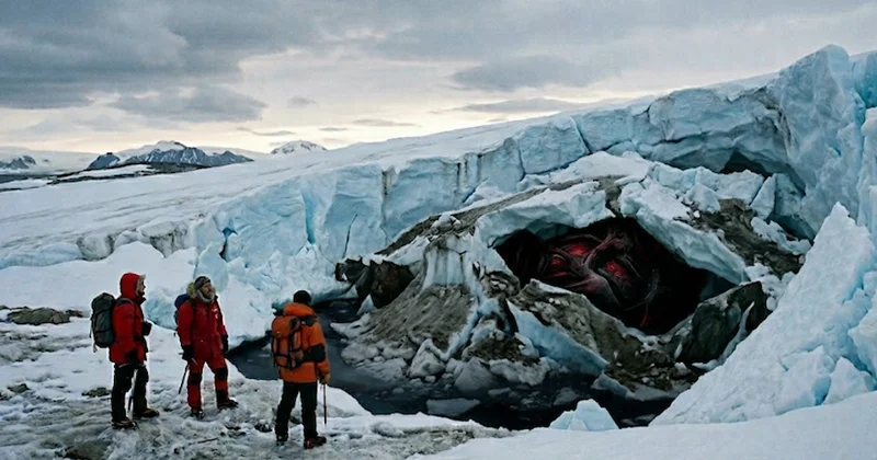 Eriyen buzların altından normal olmayan bir şey çıktı Sözcü Gazetesi