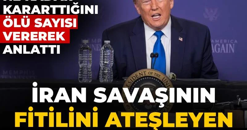 Trump İran savaşının fitilini ateşleyen kurmayını açıkladı: Gözünü ne kadar kararttığını ölü sayısı vererek anlattı