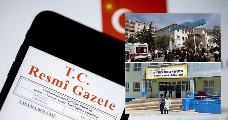 Resmi Gazete de yayımlandı: Okul saldırıları ile ilgili araştırma komisyonu kuruldu Gündem Haberleri