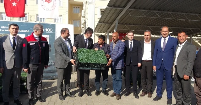 Kilis te 320 çiftçiye üzüm şalı, 250 çiftçiye 400 bin fide desteği Kilis Haberleri