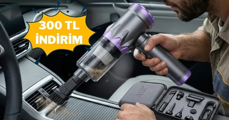 Bagajda kalabalığa son: AEE kablosuz süpürgede indirimi kaçırmayın