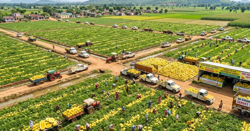 90 günde hasat değil servet topladılar: Tarlasına eken 1 ayda evini, arabasını alıyor Sözcü Gazetesi