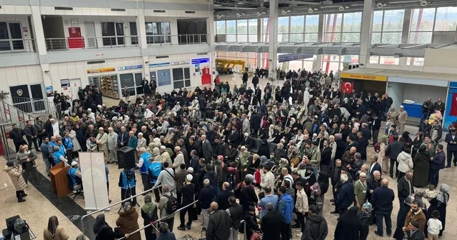 Son hacı kafilesi de yola çıktı Erzurum Haberleri