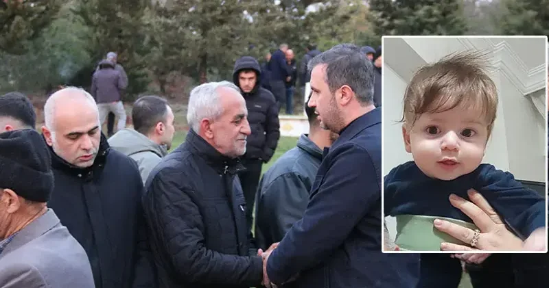 Kaza sırasında araçtan fırlayıp TIR’ın altında kalan Yamaç bebek, toprağa verildi