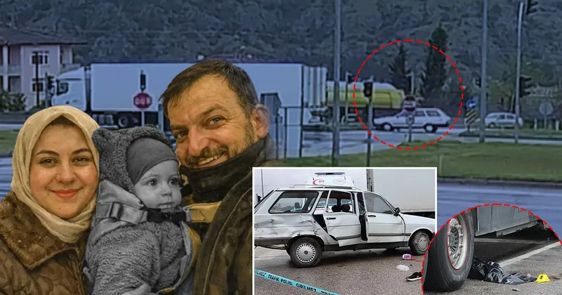 Amasya’daki feci kazada yürek burkan görüntüler! 10 aylık Yamaç bebek araçtan böyle fırlamış…