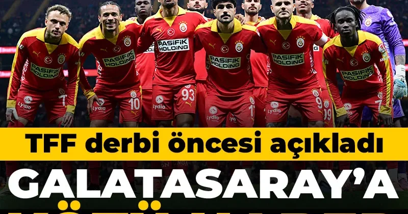 TFF den derbi öncesi Galatasaray a kötü haber: Oy birliğiyle reddedildi