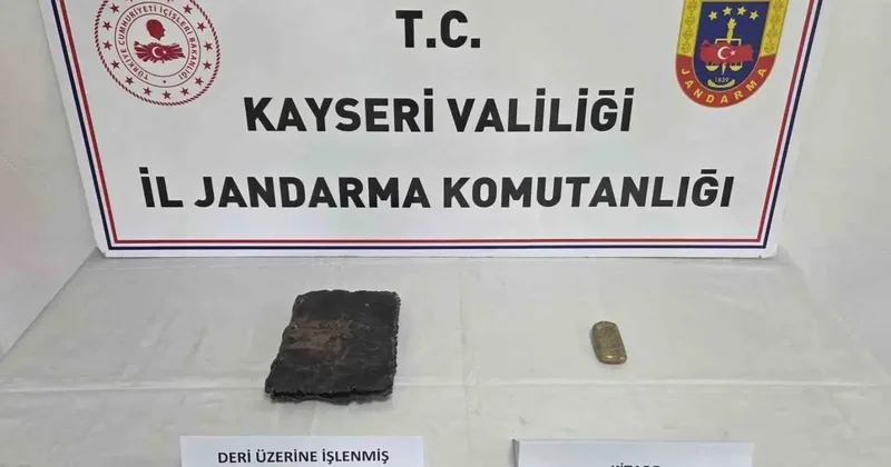 Kayseri’de tarihi eser operasyonu