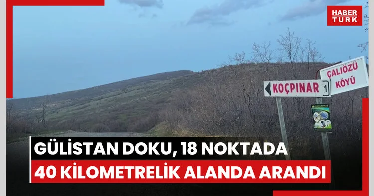 Gizli tanığın ifadesi sonrası Gülistan Doku, 18 noktada 40 kilometrelik alanda arandı