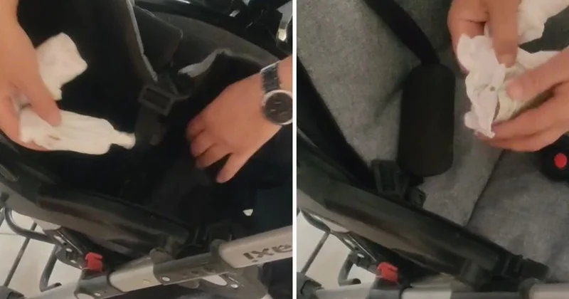 Elazığ da dilencinin bebek arabası hilesi zabıtaya takıldı