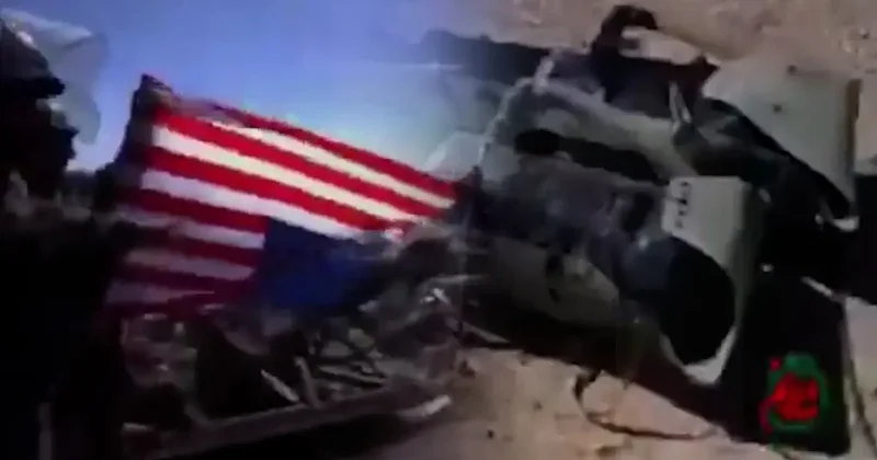 ABD helikopterini düşüren İran o anları paylaştı! Vurun ve onları paramparça edin