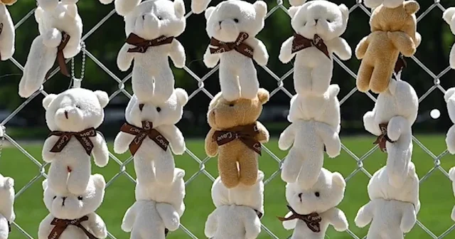 Washington’da 20 bin oyuncak ayı ile dikkat çeken eylem: Çocukları geri getirin çağrısı VİDEO İZLE