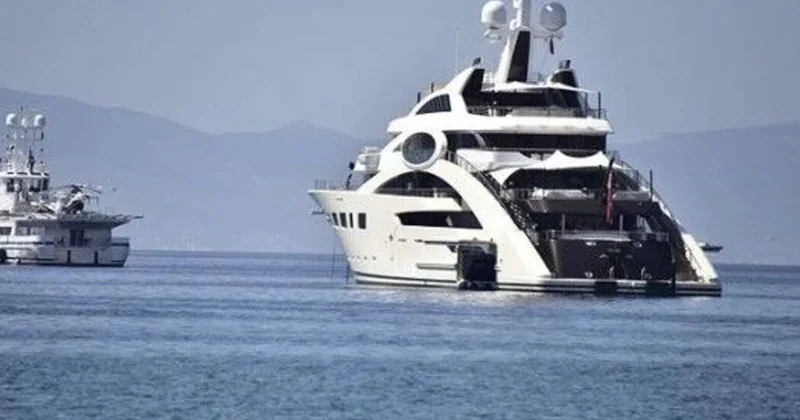 TMSF talep etti Atış a ait olduğu iddia edilen 152 milyonluk lüks yata el konuldu