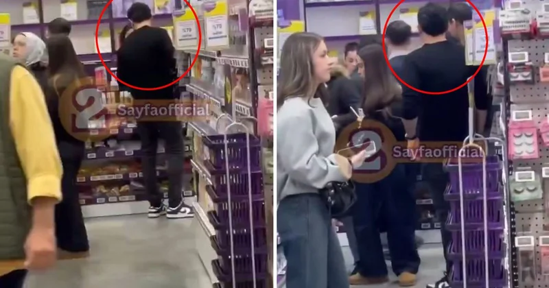 Gratis’te alışveriş yapan ismi görenler gözlerine inanamadı