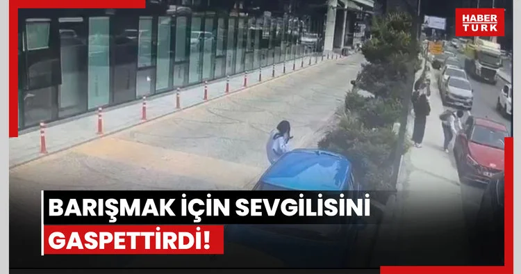 Barışmak için gaspettirdi!