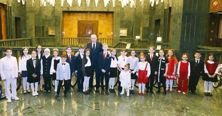 Çocuklar Beştepe’de… Her biriniz umudumuzsunuz