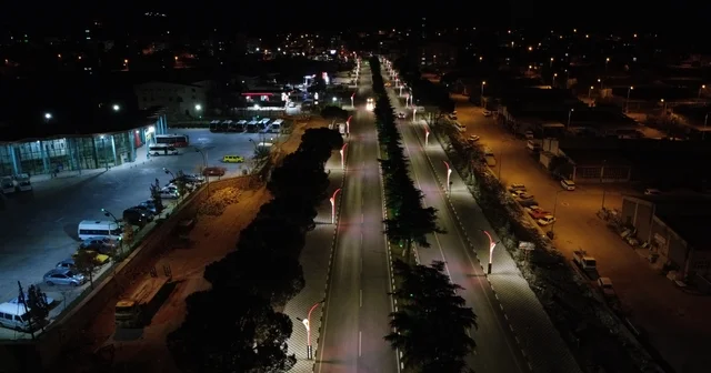 Ay yıldızlı ışıklar Demirci yi aydınlattı Manisa Haberleri