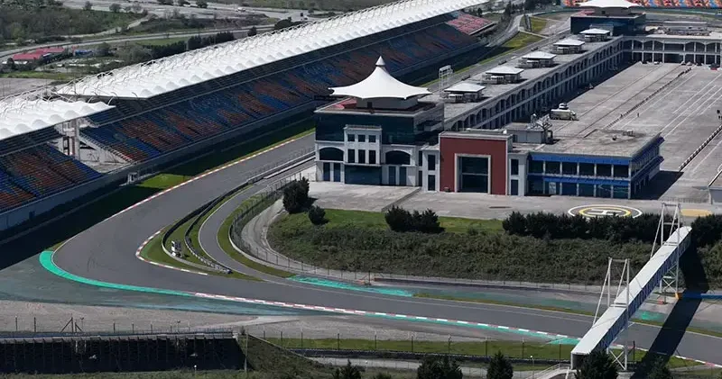 Formula 1 pistinin son hali havadan görüntülendi