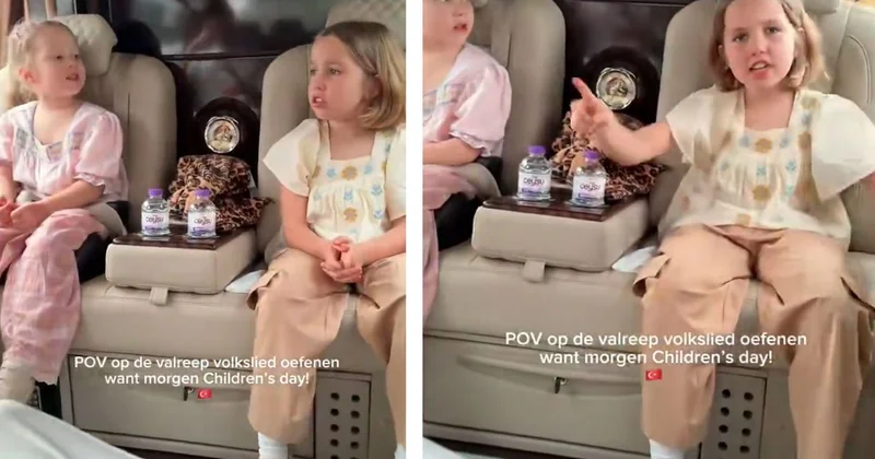 Antalyasporlu van de Streek’in kızı, İstiklal Marşı nı ezbere okudu