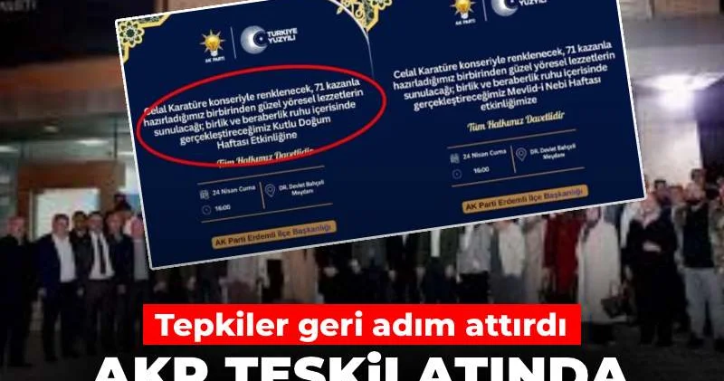 AKP teşkilatında FETÖ ağzı krizi! Tepkiler geri adım attırdı