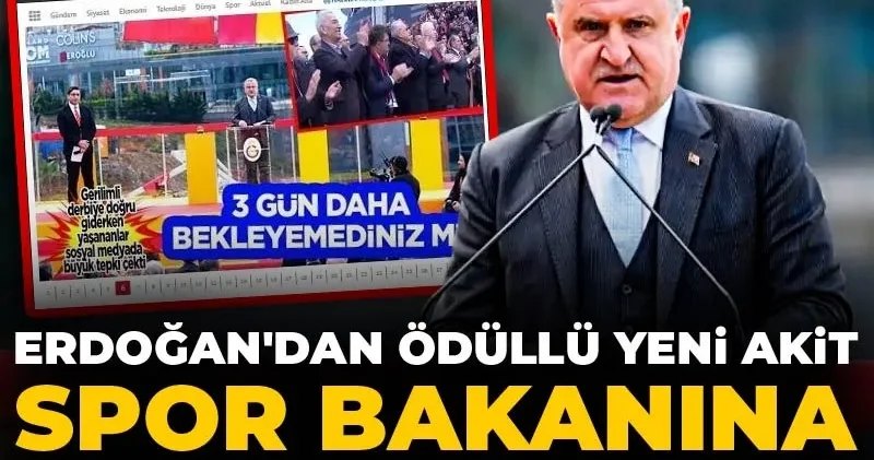 Erdoğan dan ödüllü Yeni Akit spor bakanına verdi veriştirdi!