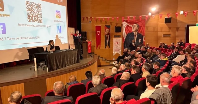 Çiftçilere destek toplantısı: Yeni model anlatıldı Tekirdağ Haberleri
