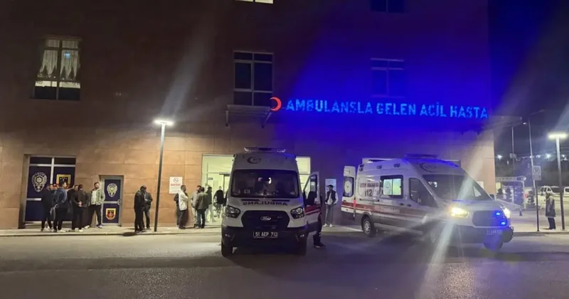 Niğde de gerçekleşene silahlı saldırıda 1 kişi yaralandı