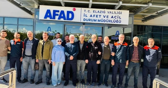 Elazığ da AFAD personeline enkazda iletişim eğitimi verildi Elazığ Haberleri