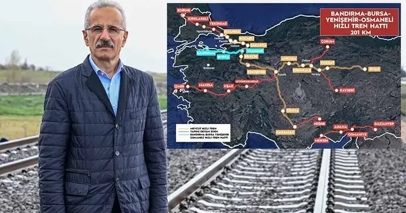 Bakan Uraloğlu: Bursa Ankara ve Bursa İstanbul arası seyahat süresi 2 saat 15 dakikaya düşecek
