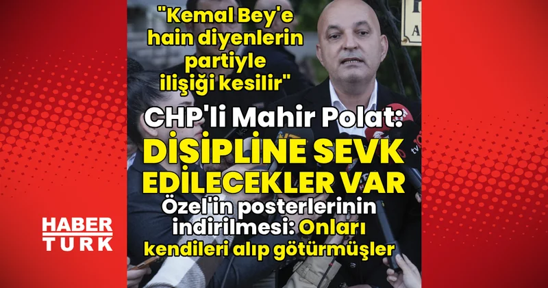Son dakika haberi: Mahir Polat: Disipline sevk edilecekler var Son dakika haberleri