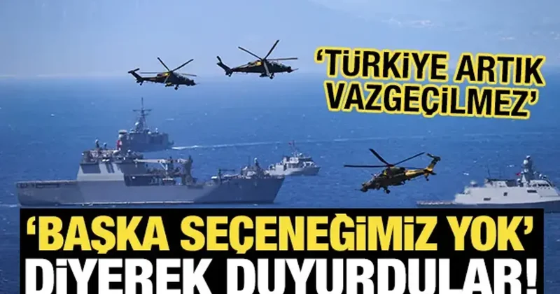 Başka seçeneğimiz yok diyerek duyurdular! Türkiye artık vazgeçilmez
