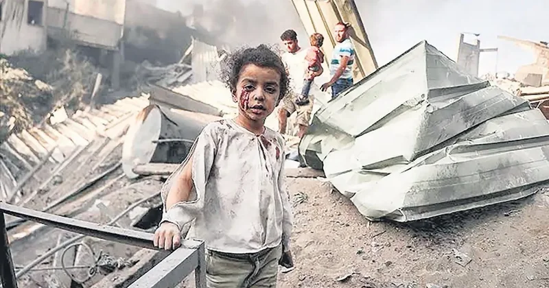 Gazze’de çocuklar bayramı unuttu