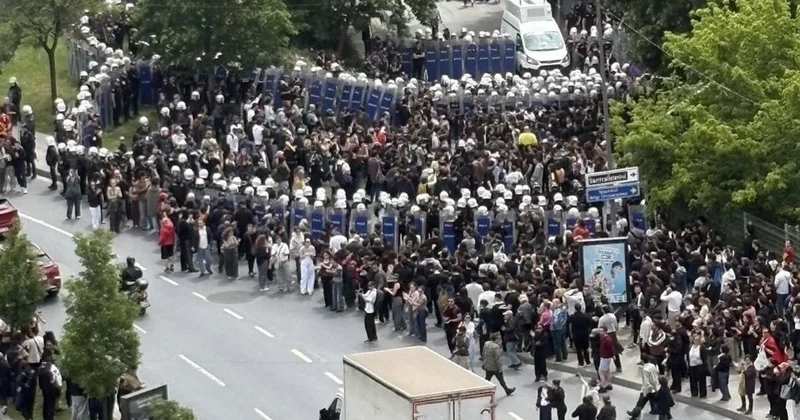 Bilgi Üniversitesi nde polis müdahalesi! Gözaltılar ve yaralılar var