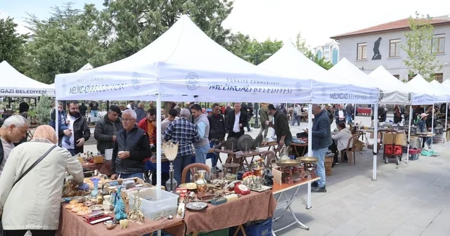 Antika pazarı, antika kültürünü yaşatmaya devam ediyor Kayseri Haberleri