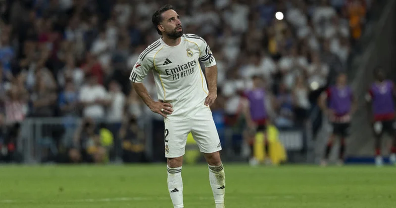 Dani Carvajal den Real Madrid e duygusal veda! Gözyaşlarını tutamadı
