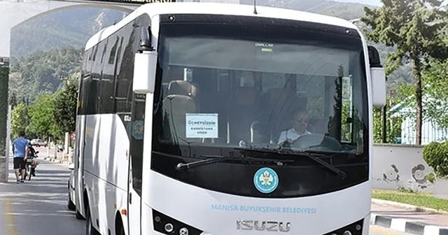 Manisa Büyükşehir den bayramda ücretsiz mezarlık seferi Manisa Haberleri