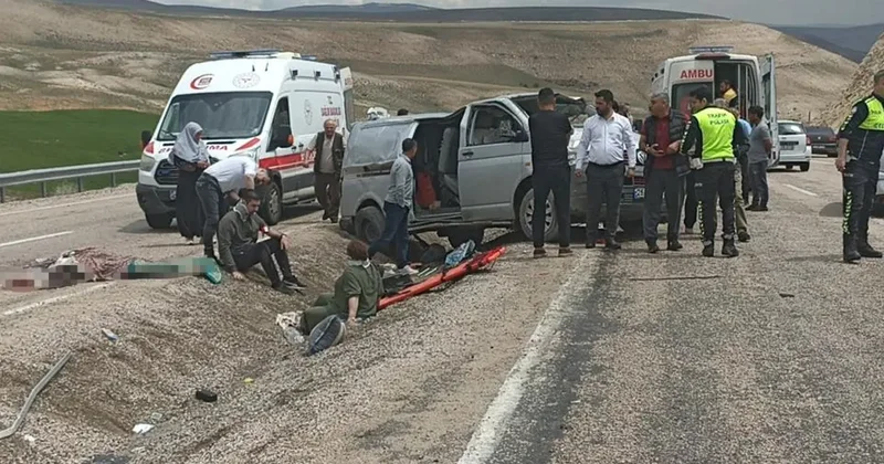 Yer: Sivas! Bayram tatili yolunca facia: 1 ölü 8 yaralı
