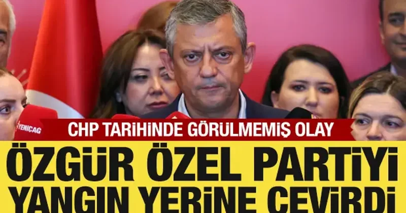 CHP tarihinde görülmemiş olay: Özgür Özel, 2 bin kişiyi ihraç etti