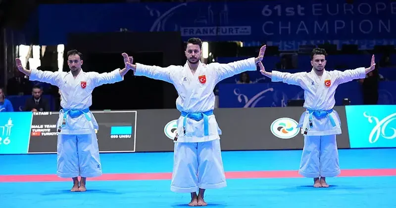 Türkiye Karate Erkek Kata Takımı Avrupa ikincisi oldu