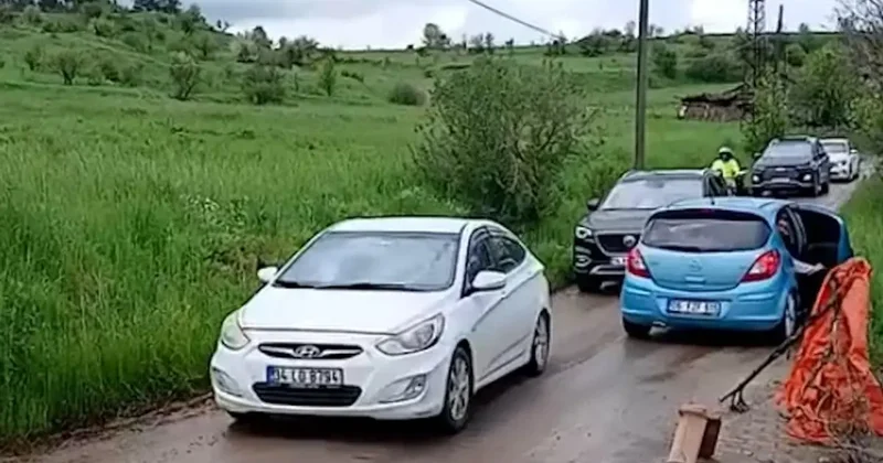 Bolu’da tatilciler köy yollarında yoğunluğa sebep oldu