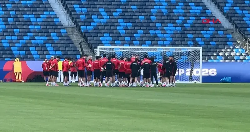 A Milli Futbol Takımı, Los Angeles’taki ilk antrenmanını yaptı