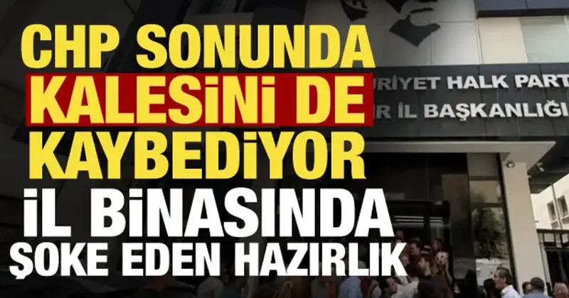 CHP İzmir de kriz büyüyor! Paralel İl Başkanlığı binası hazırlığı