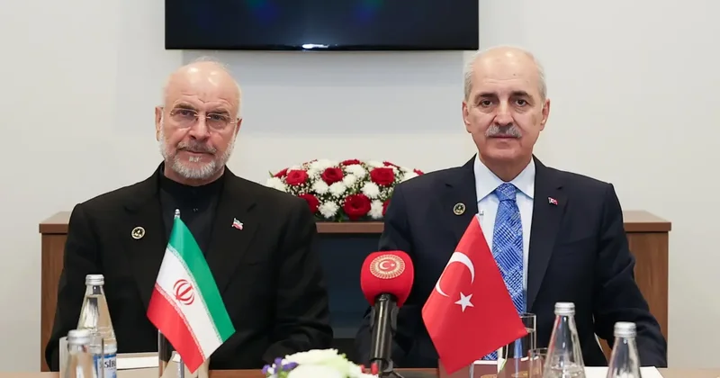 TBMM Başkanı Kurtulmuş, İran İslami Danışma Meclisi Başkanı Ghalibaf ile görüştü