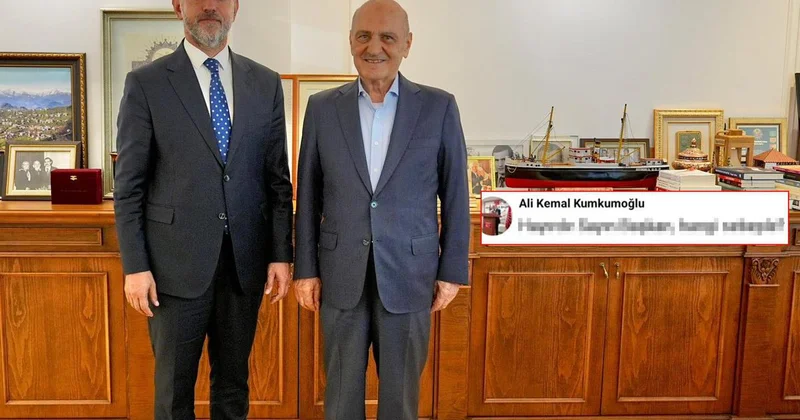Alper Yeğin in ziyareti ilçede büyük tartışma yarattı